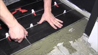 How to install 6x36 porcelain tiles with Perfect Level Master [upl. by Carma]