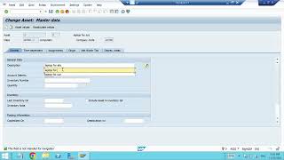 AS02  Change Asset in SAP [upl. by Avla344]