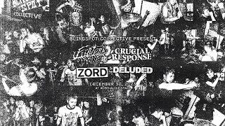 DELUDED  CRUCIAL RESPONSE  ZORD  FUNERAL DIRGE LIVE FULL SET [upl. by Occor]