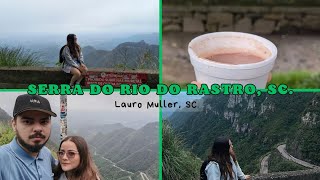 Subindo a Serra do Rio do RastroSC de fan 125cc 🏍️⛰️ [upl. by Tonya]