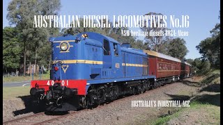 Australian diesel locomotives No 16 [upl. by Hall350]