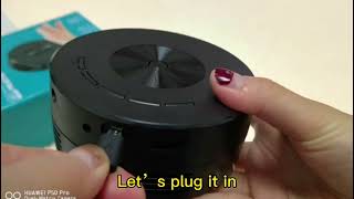 T200 mini projector unboxingcheapest projectorwirecast functionoriginal factorywholesaleretail [upl. by Nocam340]