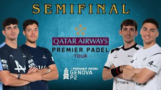 P2 GENOVA  CoelloTapia vs StupaczukDi Nenno Semifinal  Premier Padel 2024 [upl. by Elleon]