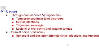 Referred otalgia [upl. by Blaise327]