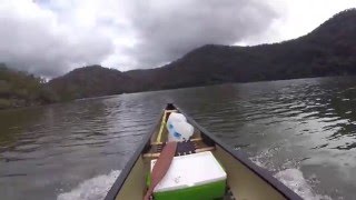 TESTED  Power Canoe With 2hp Outboard Motor [upl. by Zullo]