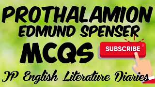 Prothalamion by Edmund Spenser MCQs [upl. by Enicar]