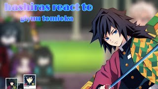 hashiras react to giyuu tomioka 🌊🍃 implied sanegiyuu 2X SPEED [upl. by Chavey]