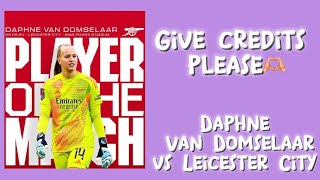 Daphne Van Domselaar vs Leicester City please give creds and you can adjust quality in settings 🫶🏼 [upl. by Belier]