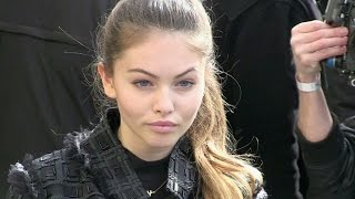 Thylane Blondeau Marie Ange Casta and more at the Chanel Fashion Show in Paris [upl. by Uttica144]