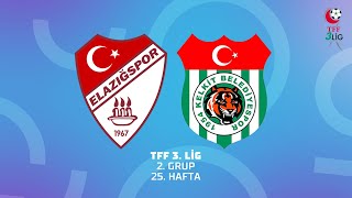 TFF 3 Lig 2 Grup  3GEN Holding Elazığspor  Kelkit Hürriyet Spor Kulübü [upl. by Charo]