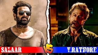 Salaar vs Vikram Rathore 💥 Who is Powerful character  Jawan vs Salaar [upl. by Elik905]