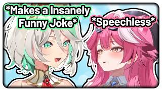 Raoras reaction to Cecilias insanely funny joke 【Hololive EN】 [upl. by Wynny]