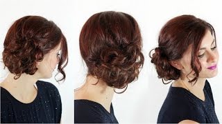 Easiest Messy Side Bun [upl. by Rist]