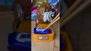 🌈Don’t Try to Steal Milky Way Chocolate🐕❤️🌈shorts viral asmr [upl. by Hummel]