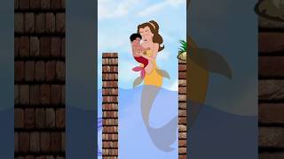 Poor marmaid princess 🙆 and her baby 🍼 save shorts cartoon animation anim dream girl [upl. by Ahscrop]