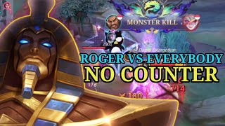 ROGER HYPER SOLO RANK GAMEPLAYNO COUNTER‼️mobilelegends moments mlbb roger [upl. by Akemhs437]