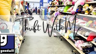 TWO Goodwills ONE Video  Thrift With Me goodwill [upl. by Pantia]