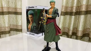 Roronoa Zoro Grandista The Grandline Men by Banpresto from One Piece  Unboxing [upl. by Primrosa]