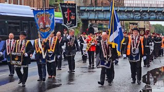 Pride of the rock flute band Dumbarton  Partick Royal Black District Chapter no4 12th August 2023 [upl. by Lorre]