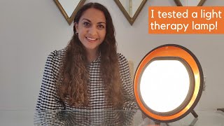 Lumie Halo I tested a £199 light therapy lamp designed to combat the winterlockdown blues [upl. by Mosley]