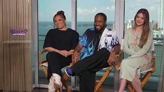 Luna Lauren Velez Shameik Moore amp Hailee Steinfeld Interview  SpiderMan Across the SpiderVerse [upl. by Nyahs]