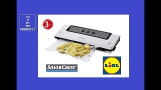 SilverCrest Vacuum Sealer SFS 110 C2 UNBOXING Lidl Bag Sealer 110W SFS 110 A1B1B2C2 [upl. by Aihcela]