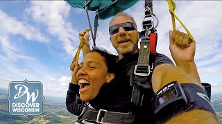 My First Time Skydiving in Wisconsin [upl. by Perkoff677]