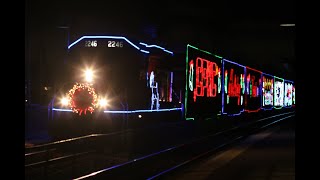 2024 CPKC Holiday Train passing through Pte Claire Quebec [upl. by Erlewine]