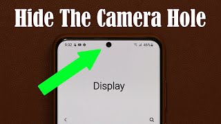 Samsung Galaxy S20 Ultra  How to Hide FRONT CAMERA Hole [upl. by Nnave]