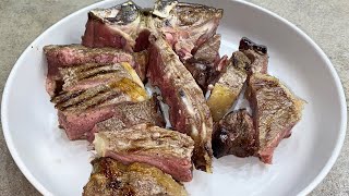 BISTECCA FIORENTINA CON COTTURA REVERSE SEARING FORNO PIASTRA [upl. by Idahs]