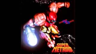 Super Metroid  Sound In Action  02 Crateria The Space Pirates Appear [upl. by Annaujat799]