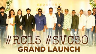 RC15 SVC50 Grand Movie Launch Video  Ram Charan Kiara Advani  Shankar  Dil Raju [upl. by Helge918]