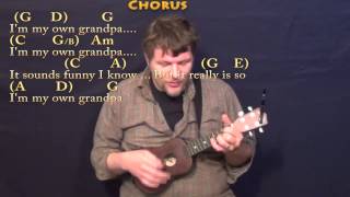 Im My Own Grandpa Willie Nelson Ukulele Cover Lesson in G with ChordsLyrics [upl. by Derf]