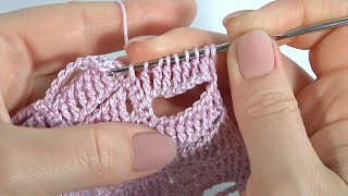 Interesting and Unique STITCH PATTERN3 Variations in Video TutorialCrochet The Tall Stitches [upl. by Adal]