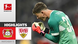 Nübel Unbeatable  Bayer 04 Leverkusen  VfB Stuttgart  Highlights  MD9 – Bundesliga 202425 [upl. by Allister]