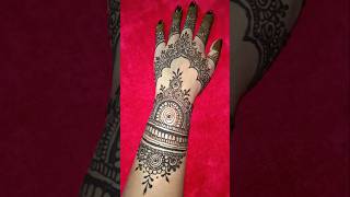 Simple Back Hand Mehandi Designshortsytshortstrendingviral video [upl. by Aivatnuhs872]