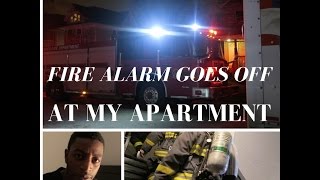 FIRE ALARM GOES OFF  AT MY APARTMENT [upl. by Sedlik]