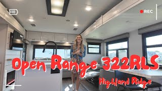 MY POV INTERIOR WALK THROUGH  Highland Ridge 2025 Open Range 322RLS [upl. by Ezarra]