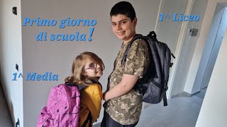 Primo giorno di scuola backtoschool CiurmaMom [upl. by Eicaj]