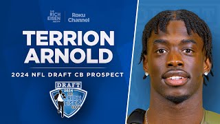 Alabama CB Terrion Arnold Talks 2024 NFL Draft Nick Saban amp More with Rich Eisen  Full Interview [upl. by Niliac]