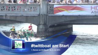 twittboat  DrachenbootRennen am Zürifäscht 2013  Samstag [upl. by Otrebron420]