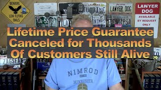 Lifetime Price Guarantee Canceled for Thousands of Customers Still Alive [upl. by Naraj]