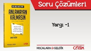 Anlamayan Kalmasın  Yargı 1 Soru Çözümleri [upl. by Rodney]