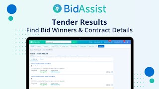 How To Search All India Tenders Results on BidAssist  In Hindi [upl. by Roderich725]