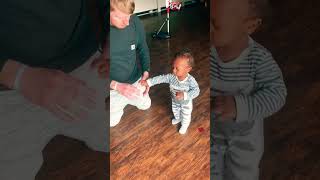 I love how he tries it🤣 fatherson shorts viral magic [upl. by Smoot]