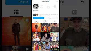 First Instagram Posts Of Footballers icardi galatasaray instagram youtube football kesfet [upl. by Rick108]