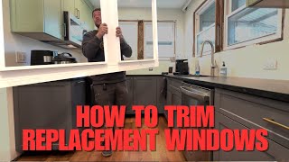 DIY Window Casings and Extension Jambs The Easy Way [upl. by Ydnis762]