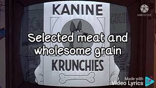 Kanine Krunchies song lyrics 101 Dalmatians [upl. by Eissim]