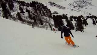 Harakiri black piste 18 Mayrhofen triple crash  GOPRO [upl. by Jon]