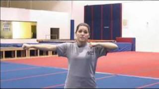 Basic Moves for Cheerleading Routines  How to Do the Bow amp Arrow in Cheerleading [upl. by Attenauqa990]